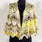 עליונית סרוגה מעוצבת צבעונית