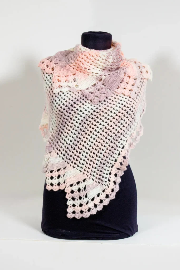 צעיף "בקטוס" מעוצב צבעוני