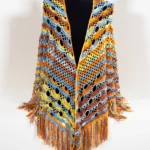 עליונית סרוגה מעוצבת צבעונית