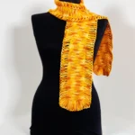 צעיף סרוג צבעוני