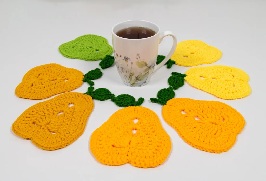 תחתית קרושה לכוסות צורת אגס- סט 8 יח'