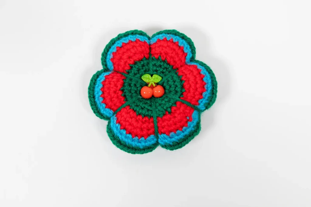 כרית סרוגה למחטים